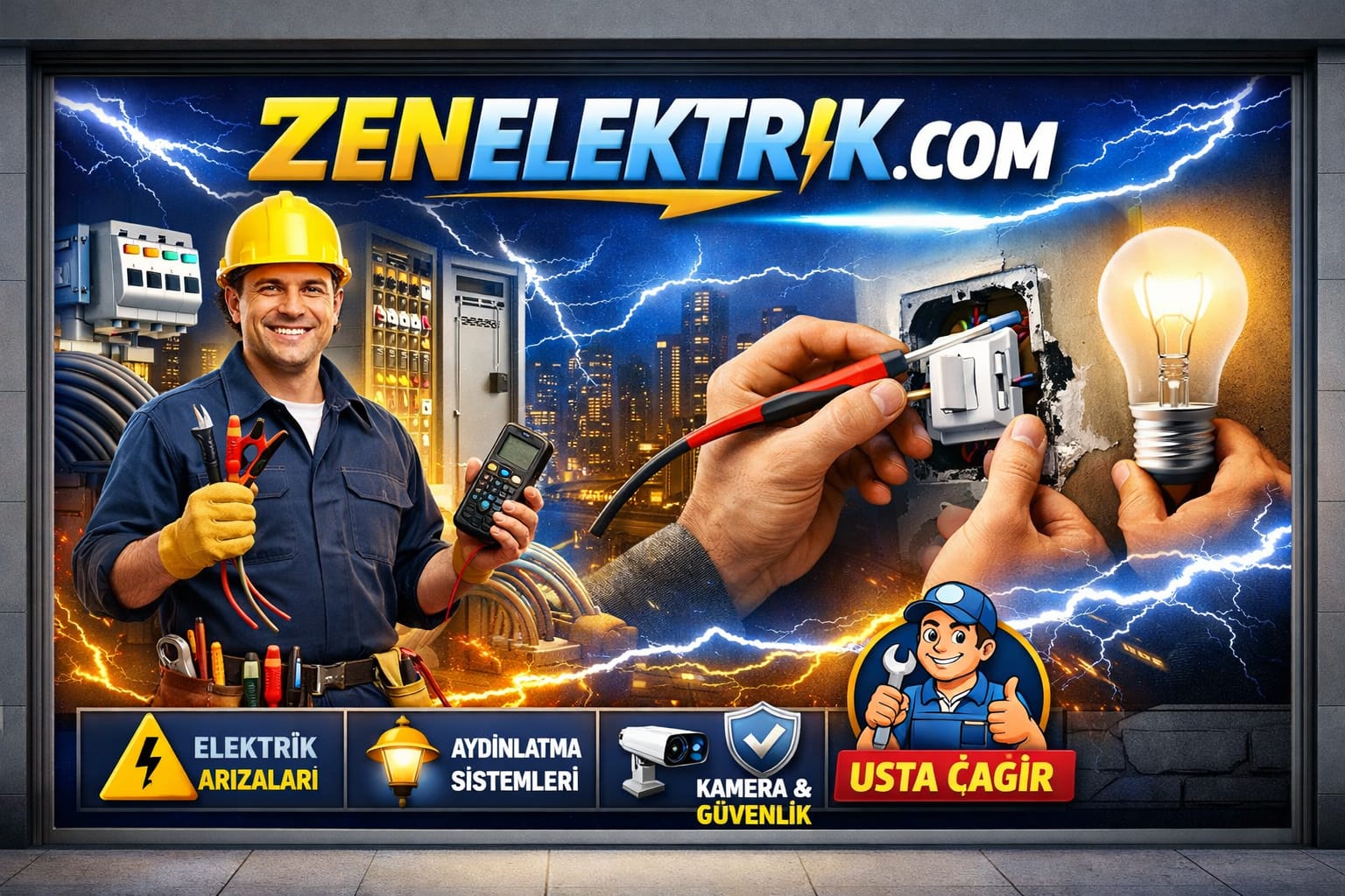 Elmadağ Elektrikçi 7/24 Hızlı ve Güvenilir Hizmet